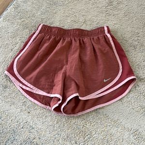 Pink & Maroon Nike Dri-fit Women’s Shorts size medium, includes liner
